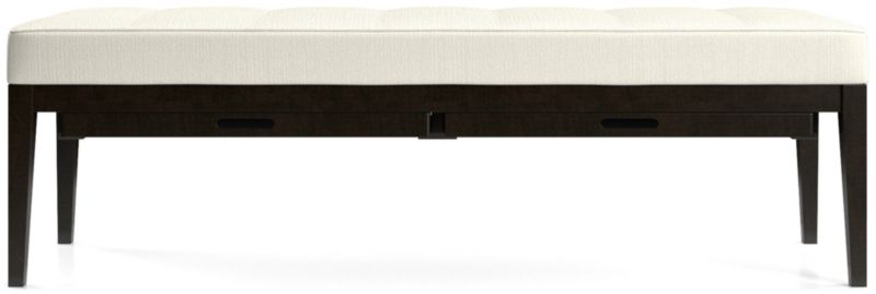 Nash Large Tufted Bench with Tray - image 0 of 9