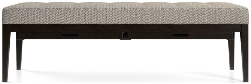 Nash Large Tufted Bench with Tray - image 0 of 9