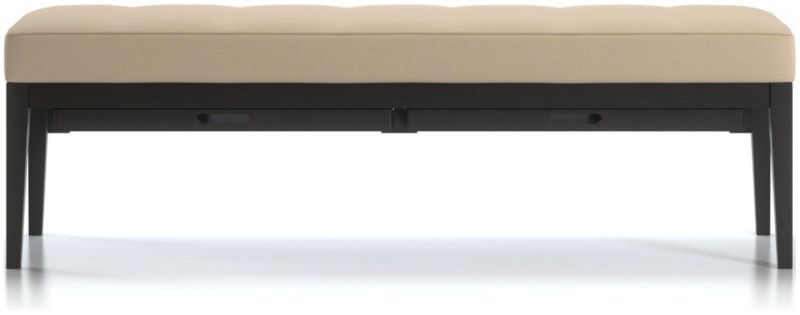 Nash Large Tufted Bench with Tray - image 0 of 9