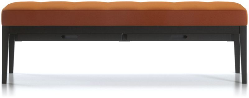 Nash Large Tufted Bench with Tray - image 0 of 9