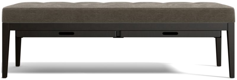 Nash Large Tufted Bench with Tray - image 0 of 9