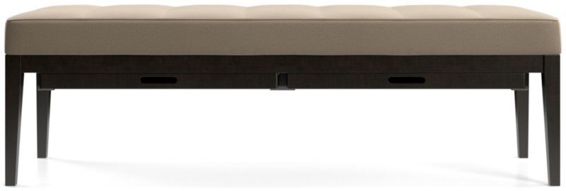 Nash Large Tufted Bench with Tray - image 0 of 9