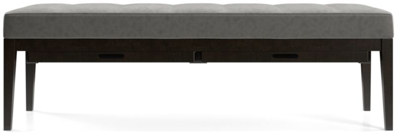 Nash Large Tufted Bench with Tray - image 0 of 9