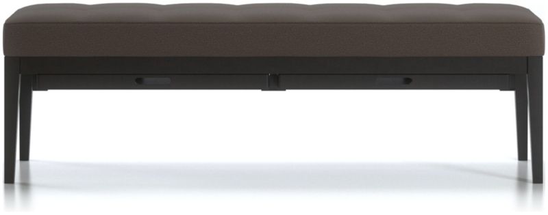 Nash Large Tufted Bench with Tray - image 0 of 9