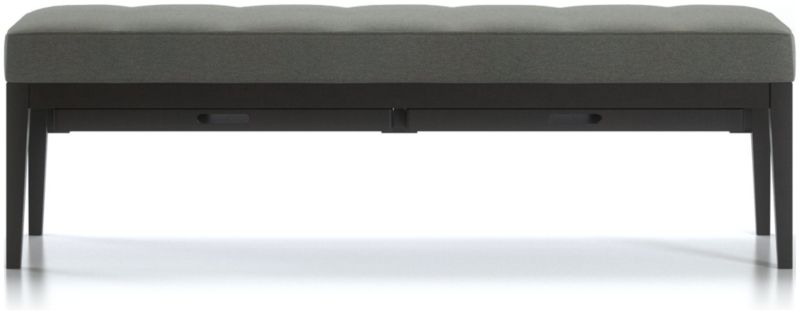 Nash Large Tufted Bench with Tray - image 0 of 9