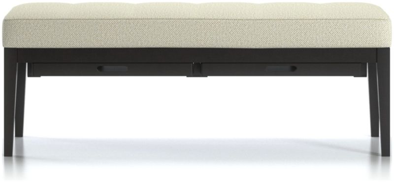 Nash Small Tufted Bench with Tray - image 0 of 9