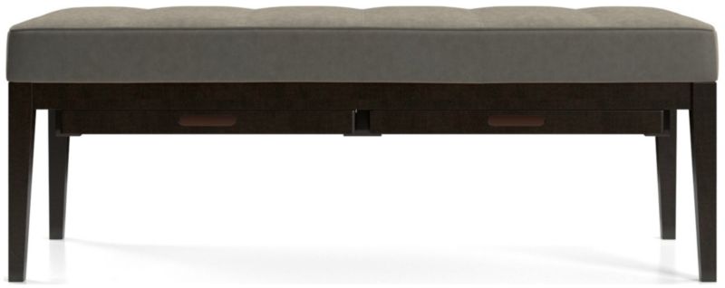 Nash Small Tufted Bench with Tray - image 0 of 9