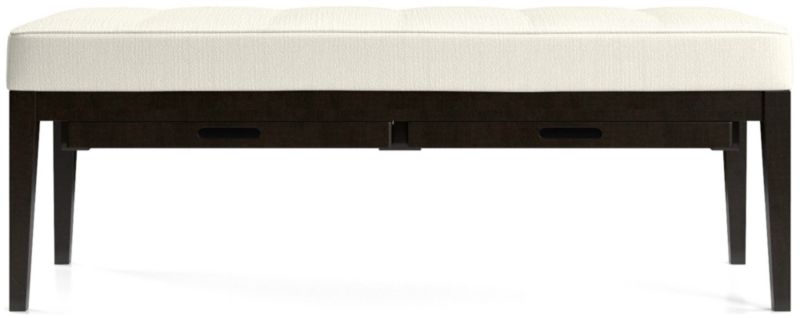 Nash Small Tufted Bench with Tray - image 0 of 9