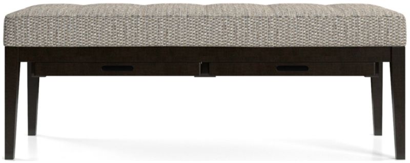 Nash Small Tufted Bench with Tray - image 0 of 9