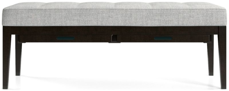 Nash Small Tufted Bench with Tray - image 0 of 9