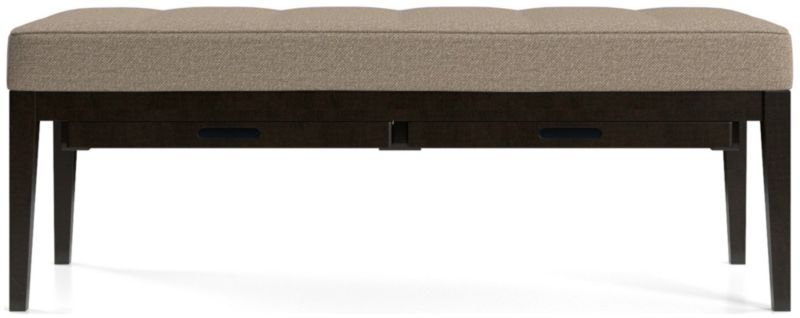 Nash Small Tufted Bench with Tray - image 0 of 9