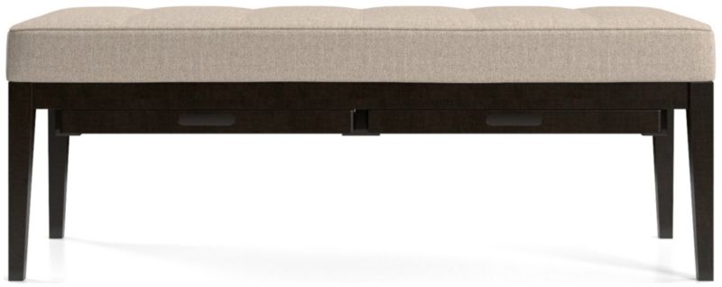 Nash Small Tufted Bench with Tray - image 0 of 9