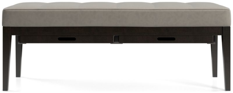 Nash Small Tufted Bench with Tray - image 0 of 9