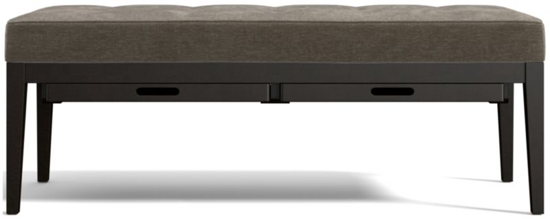 Nash Small Tufted Bench with Tray - image 0 of 9