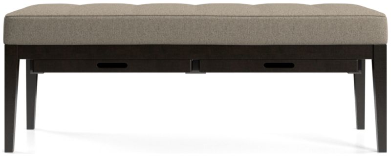 Nash Small Tufted Bench with Tray - image 0 of 9