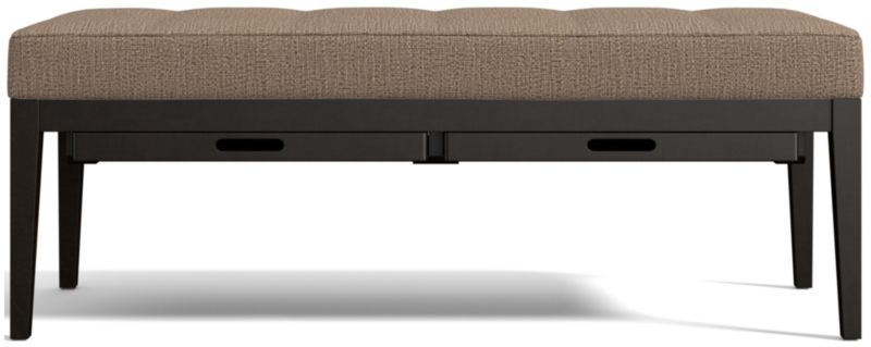 Nash Small Tufted Bench with Tray - image 0 of 9