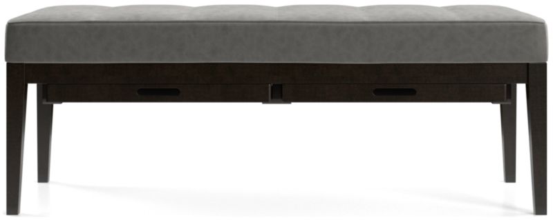 Nash Small Tufted Bench with Tray - image 0 of 9