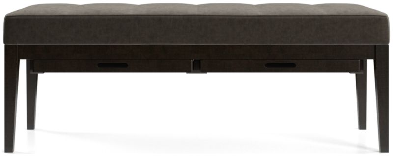 Nash Small Tufted Bench with Tray - image 0 of 9