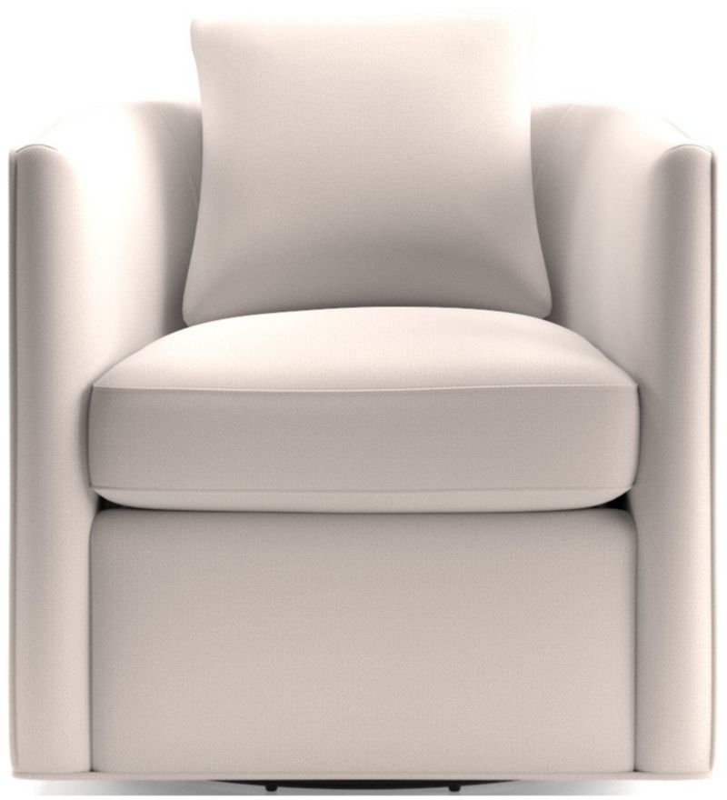 Drew Small Swivel Chair + Reviews Crate & Barrel