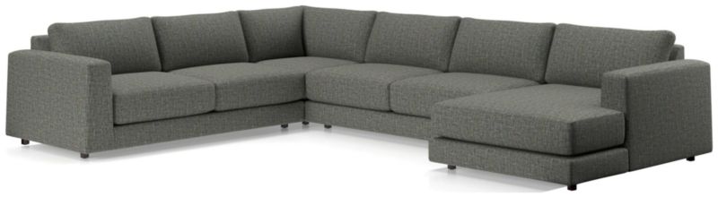 Viewing product image Peyton 4-Piece Right Arm Chaise Sectional Sofa - image 1 of 6