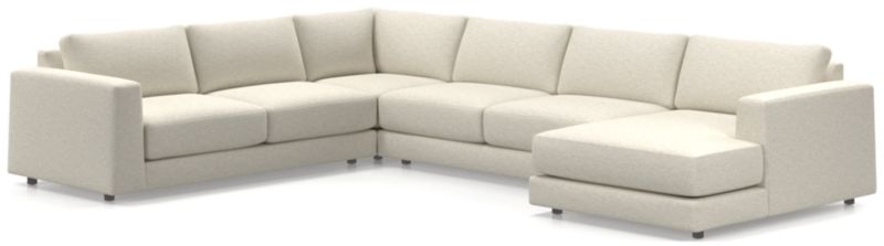 Viewing product image Peyton 4-Piece Right Arm Chaise Sectional Sofa - image 1 of 6