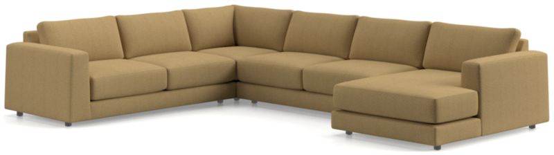 Viewing product image Peyton 4-Piece Right Arm Chaise Sectional Sofa - image 1 of 6