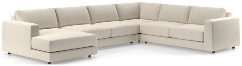 Viewing product image Peyton 4-Piece Left Arm Chaise Sectional Sofa - image 1 of 7