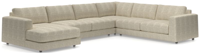 Viewing product image Peyton 4-Piece Left Arm Chaise Sectional Sofa - image 1 of 7