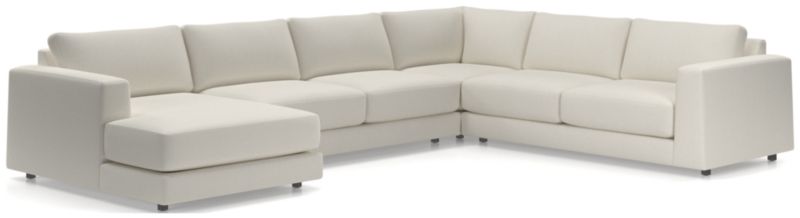 Viewing product image Peyton 4-Piece Left Arm Chaise Sectional Sofa - image 1 of 7