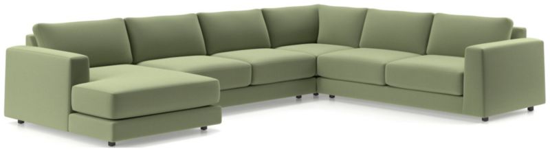 Viewing product image Peyton 4-Piece Left Arm Chaise Sectional Sofa - image 1 of 7