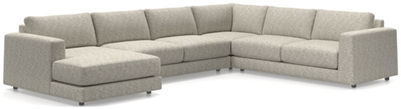 Viewing product image Peyton 4-Piece Left Arm Chaise Sectional Sofa - image 1 of 7