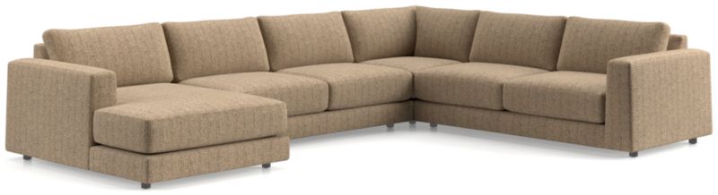 Viewing product image Peyton 4-Piece Left Arm Chaise Sectional Sofa - image 1 of 7