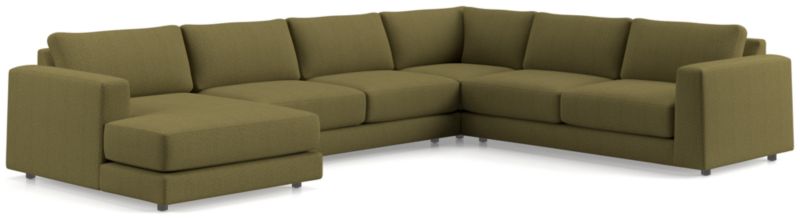 Viewing product image Peyton 4-Piece Left Arm Chaise Sectional Sofa - image 1 of 7