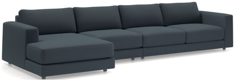 Viewing product image Peyton 3-Piece Left-Arm Chaise Sectional Sofa - image 1 of 12