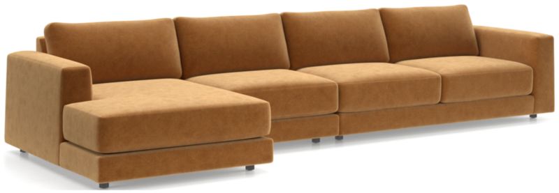 Viewing product image Peyton 3-Piece Left-Arm Chaise Sectional Sofa - image 1 of 12