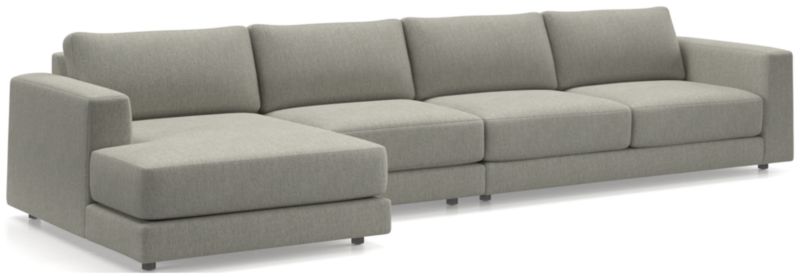 Viewing product image Peyton 3-Piece Left-Arm Chaise Sectional Sofa - image 1 of 12