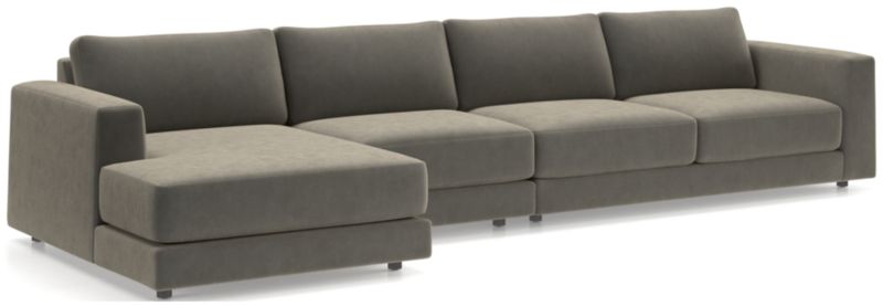 Viewing product image Peyton 3-Piece Left-Arm Chaise Sectional Sofa - image 1 of 12