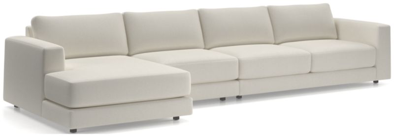 Viewing product image Peyton 3-Piece Left-Arm Chaise Sectional Sofa - image 1 of 12