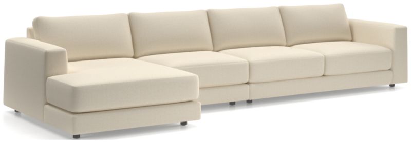 Viewing product image Peyton 3-Piece Left-Arm Chaise Sectional Sofa - image 1 of 12