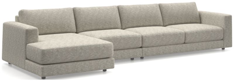 Viewing product image Peyton 3-Piece Left-Arm Chaise Sectional Sofa - image 1 of 12