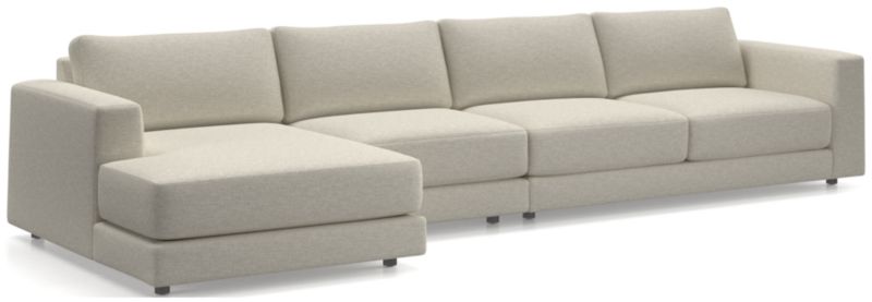 Viewing product image Peyton 3-Piece Left-Arm Chaise Sectional Sofa - image 1 of 12