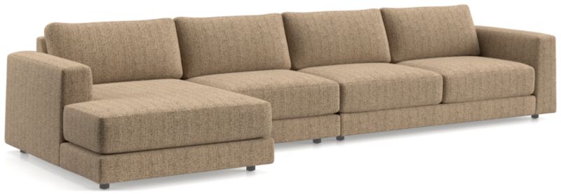 Viewing product image Peyton 3-Piece Left-Arm Chaise Sectional Sofa - image 1 of 12