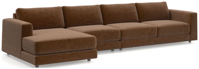 Viewing product image Peyton 3-Piece Left-Arm Chaise Sectional Sofa - image 1 of 12