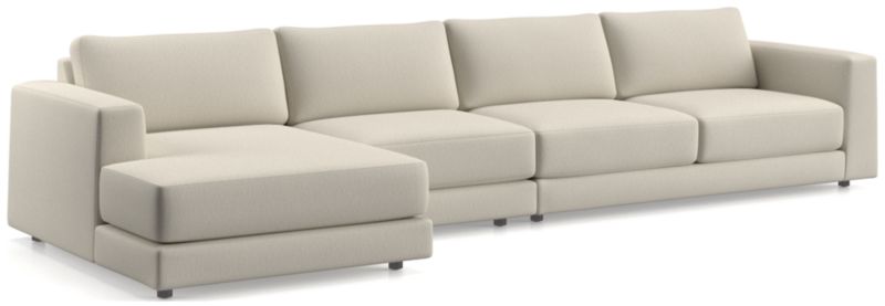 Viewing product image Peyton 3-Piece Left-Arm Chaise Sectional Sofa - image 1 of 12