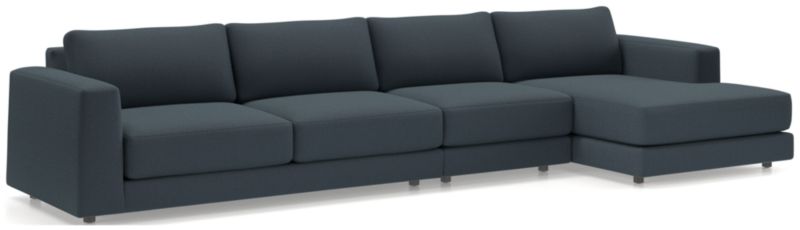 Viewing product image Peyton 3-Piece Right-Arm Chaise Sectional Sofa - image 1 of 9