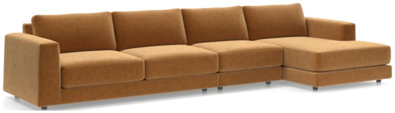 Viewing product image Peyton 3-Piece Right-Arm Chaise Sectional Sofa - image 1 of 9