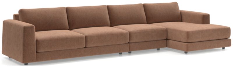 Viewing product image Peyton 3-Piece Right-Arm Chaise Sectional Sofa - image 1 of 9