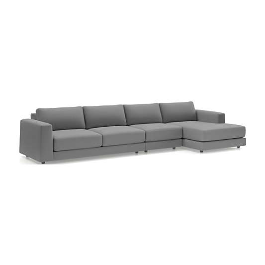 Peyton 3-Piece Right-Arm Chaise Sectional Sofa