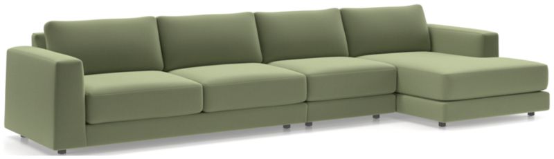 Viewing product image Peyton 3-Piece Right-Arm Chaise Sectional Sofa - image 1 of 9