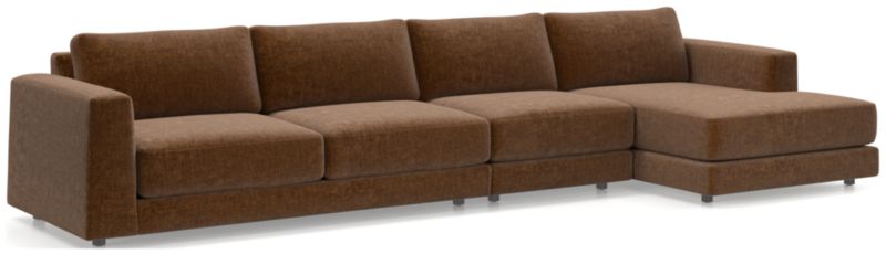 Viewing product image Peyton 3-Piece Right-Arm Chaise Sectional Sofa - image 1 of 9